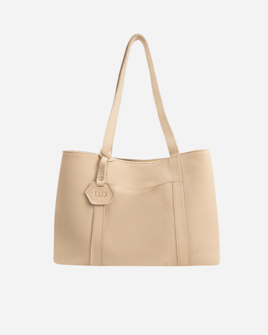 Offwhite Totebag - Real Leather