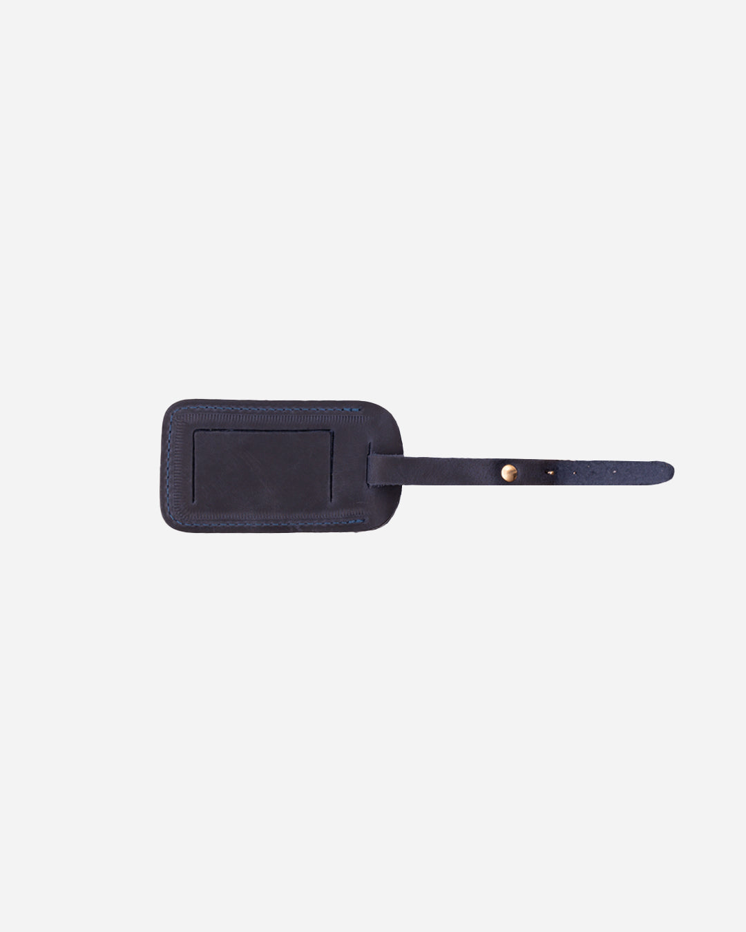 Dark Blue Luggage tag & Passport cover (Set) - Real Leather