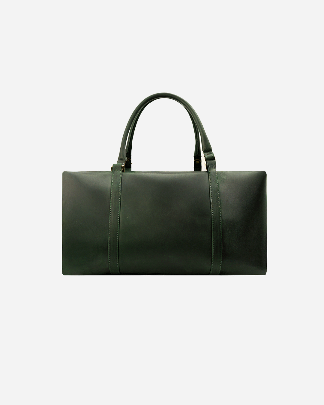 Dark Green Dufflebag Large - Real Leather