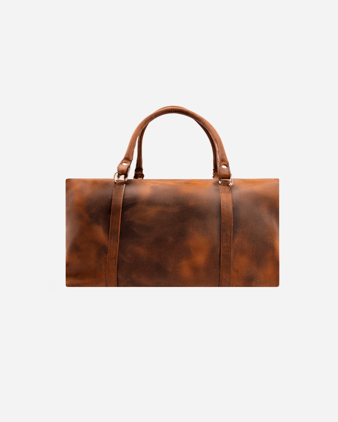 Dark Brown Dufflebag Large - Real Leather