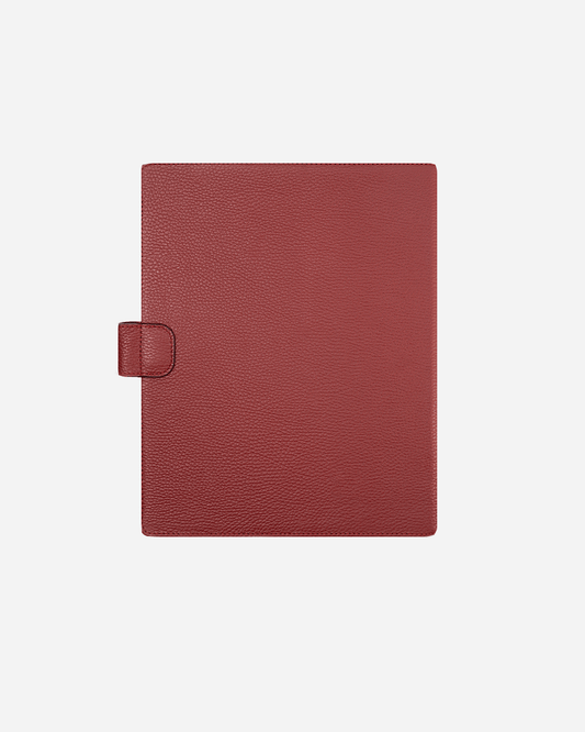 Maroon A4 Folder - Real Leather