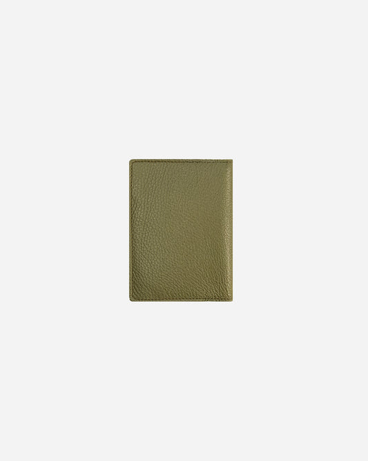 Green Passport & Card holder - Real Leather
