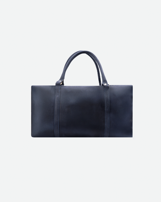 Dark Blue Dufflebag Large - Real Leather