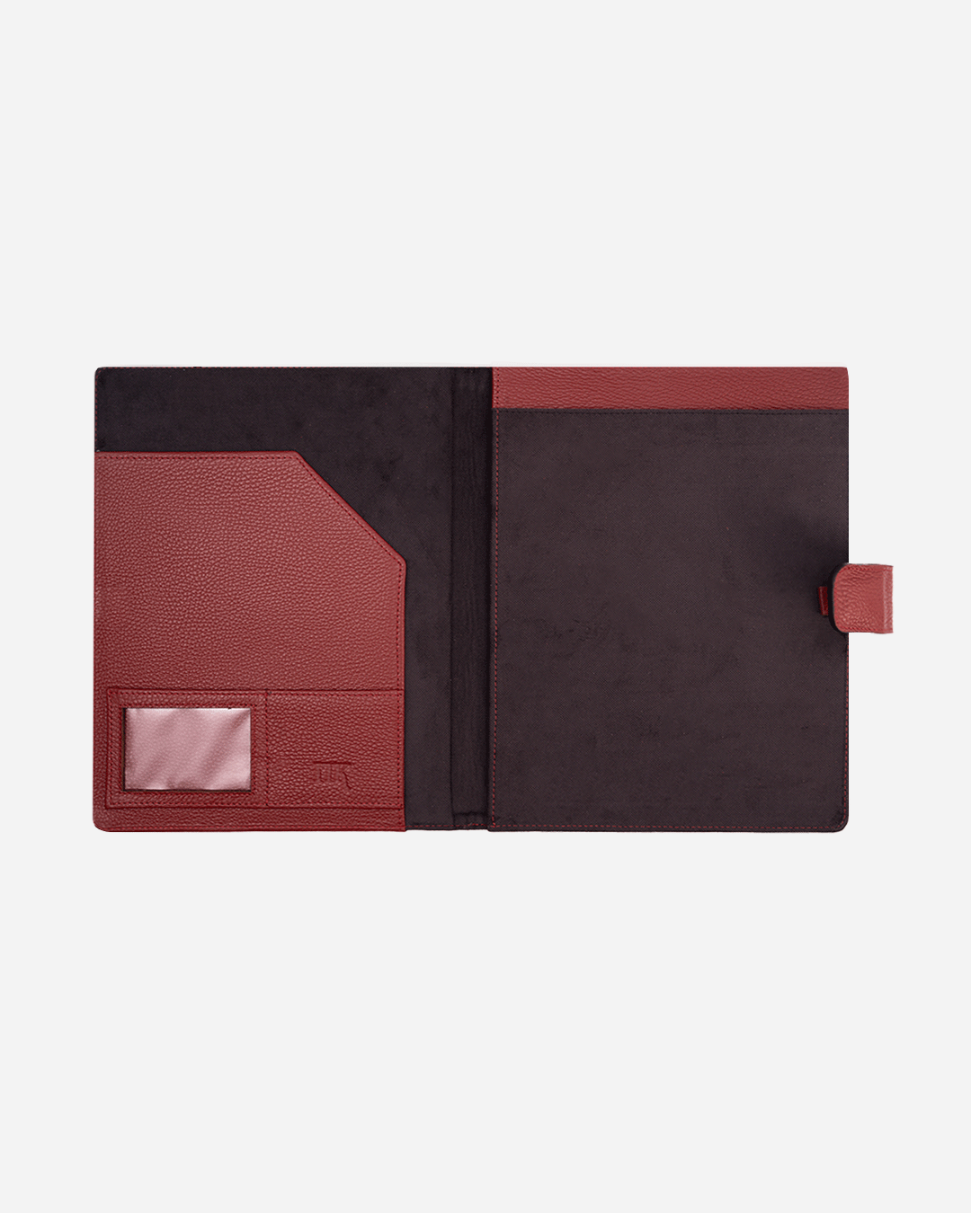 Maroon A4 Folder - Real Leather