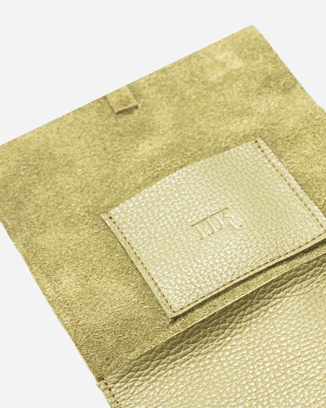Green Tobacco pouch - Real Leather