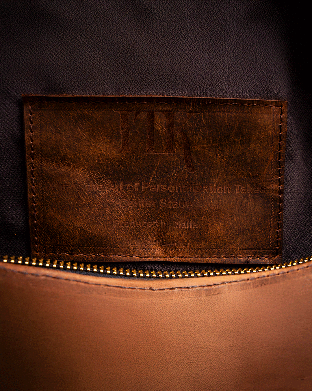 Dark Brown Dufflebag Large - Real Leather