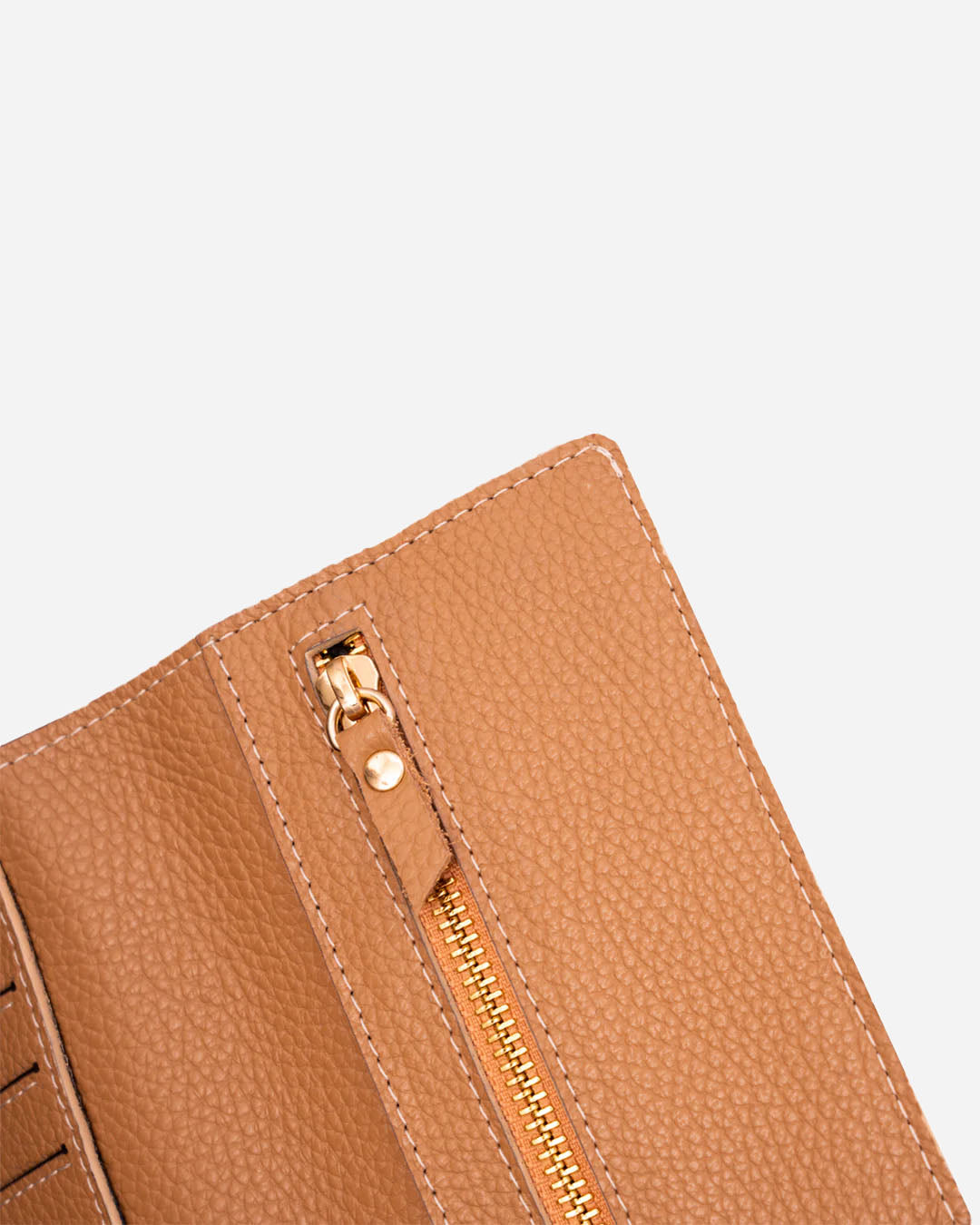 Beige Wallet - Real Leather