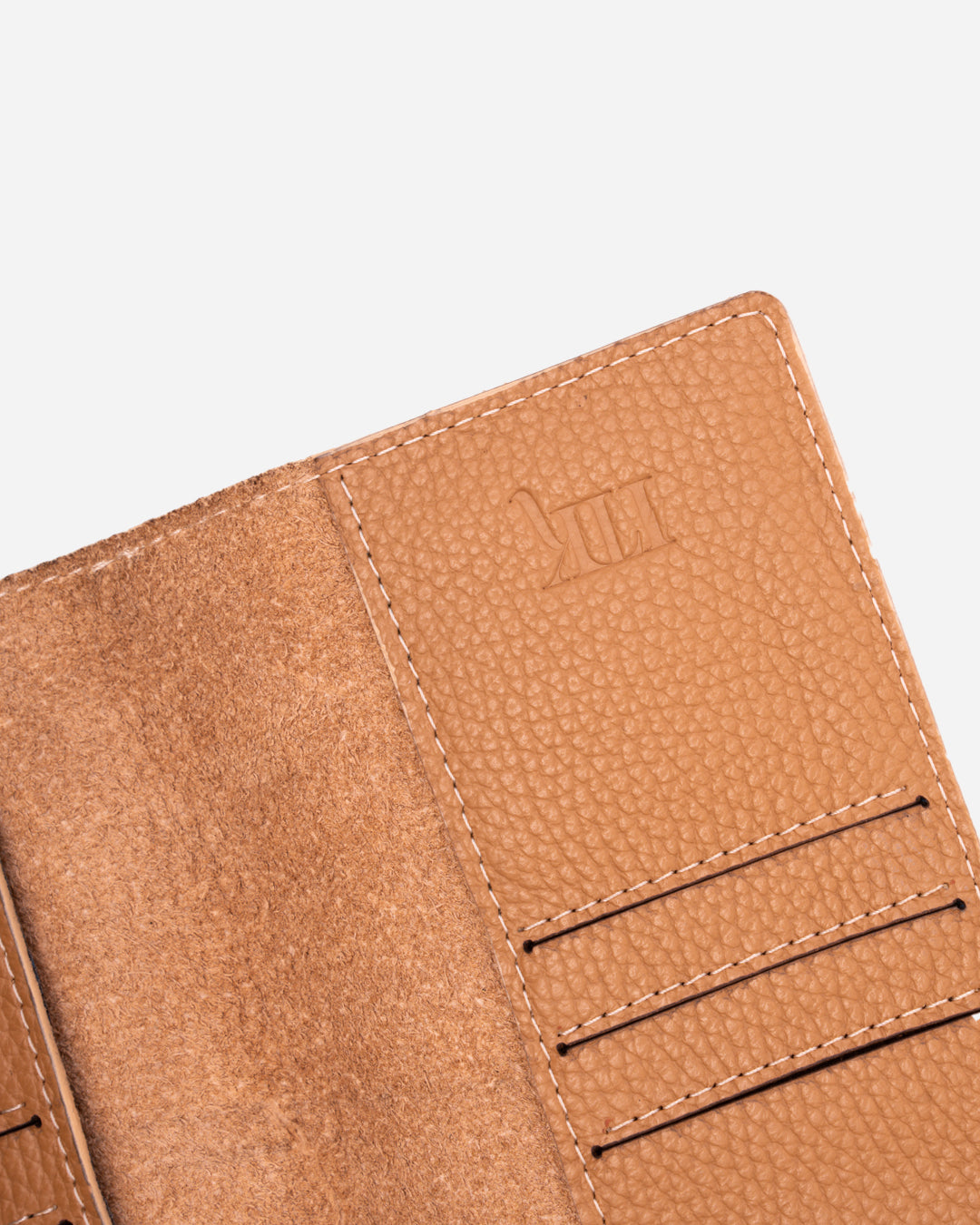 Beige Passport & Card holder - Real Leather