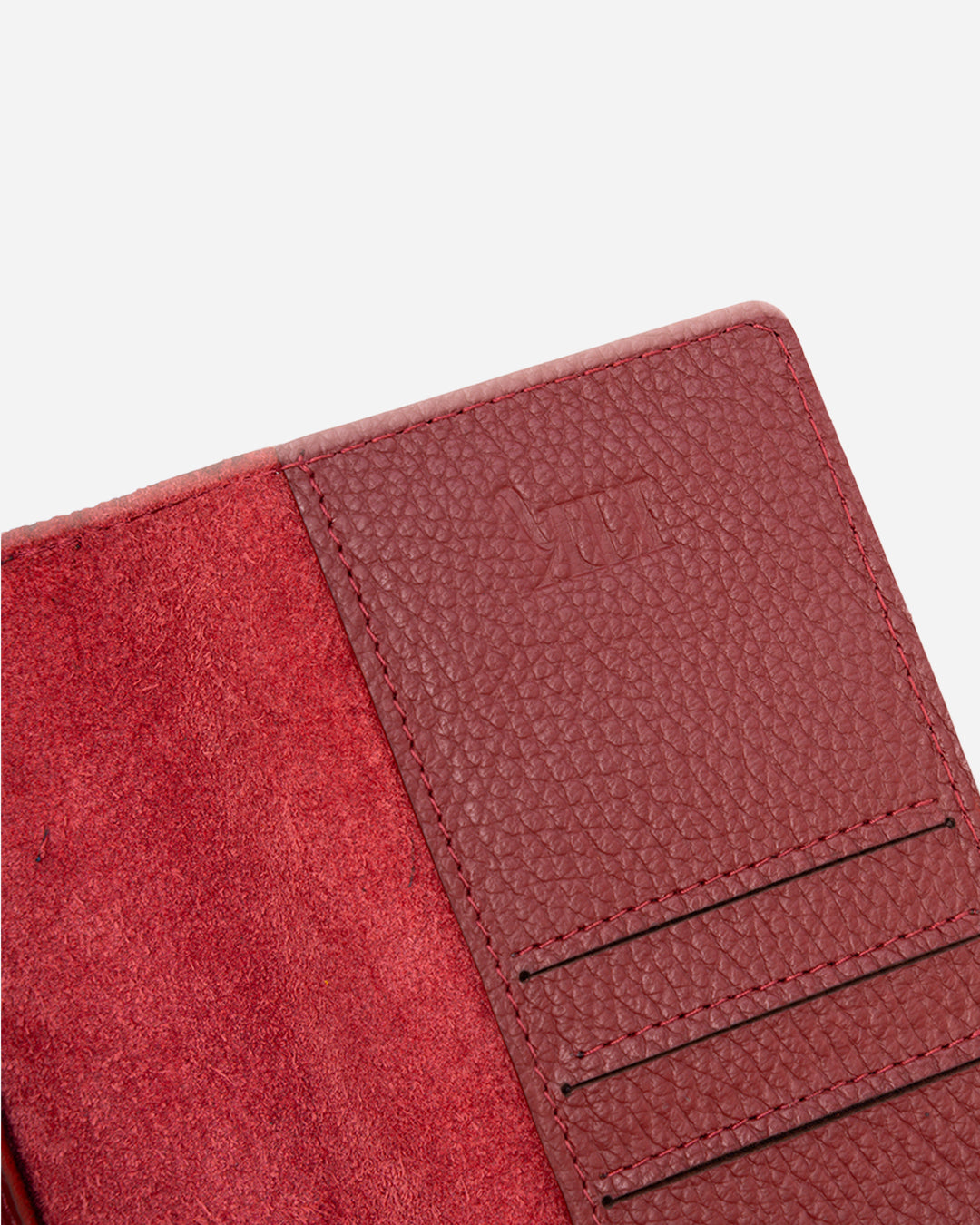 Maroon Passport & Card holder - Real Leather