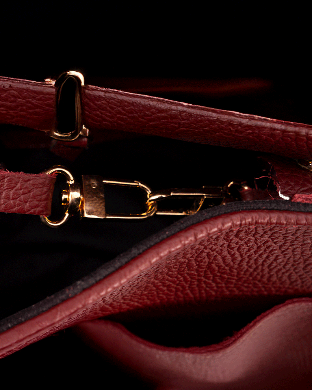 Maroon Totebag - Real Leather