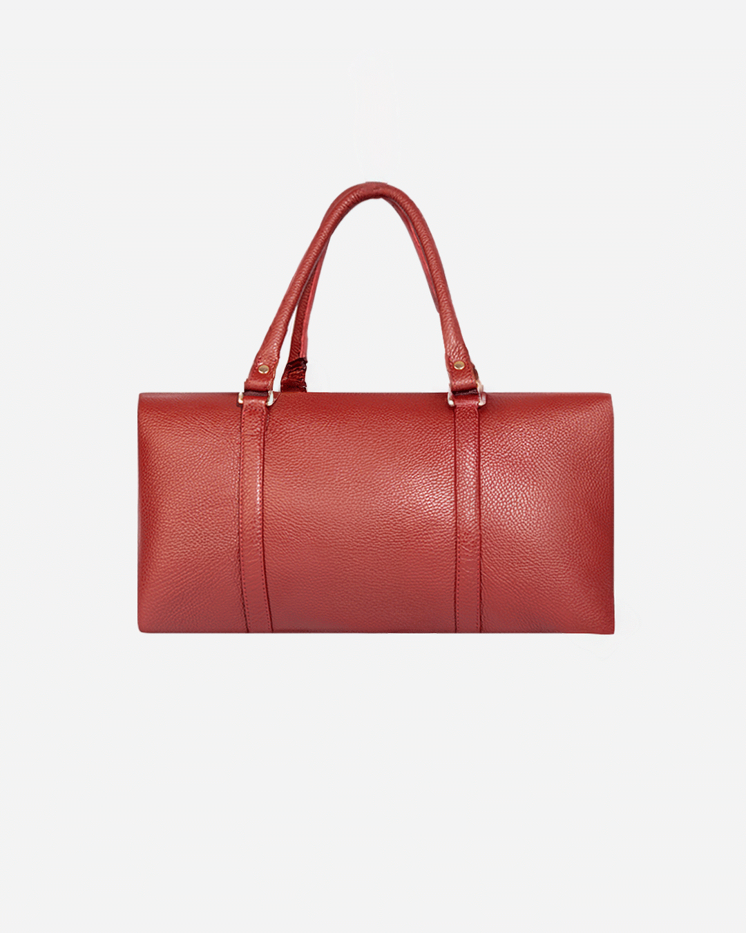 Maroon Dufflebag Small - Real Leather