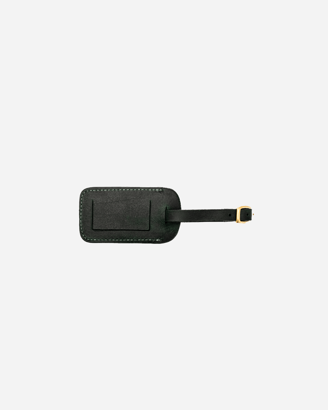 Dark Green Luggage tag & Passport cover (Set) - Real Leather
