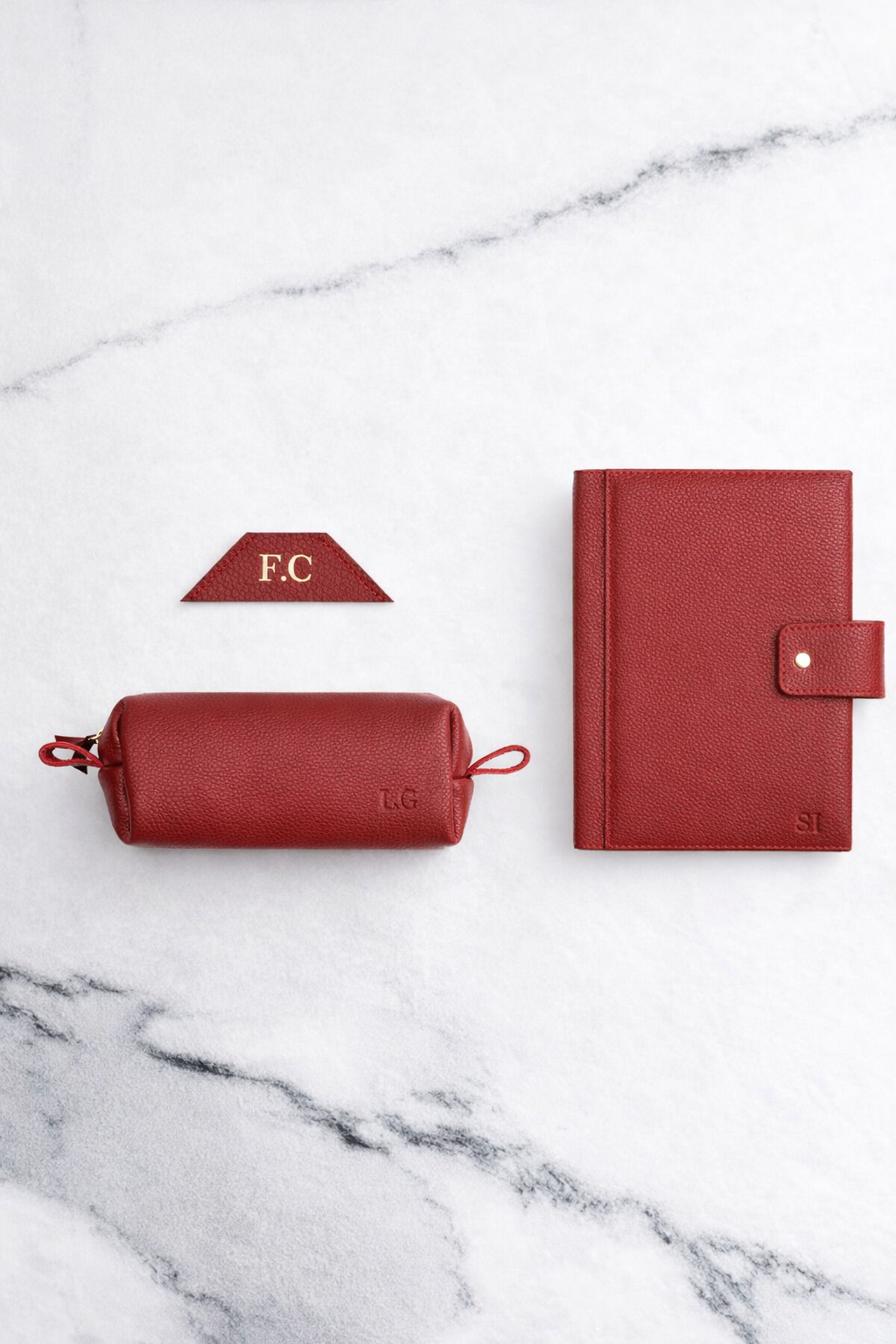 Bookmark & Pencil case & Diary Cover (Set)
