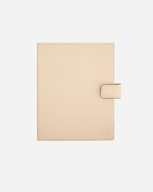Offwhite A4 Folder - Real Leather