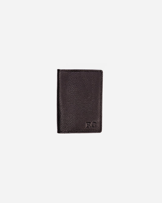 Black Passport & Card holder - Real Leather