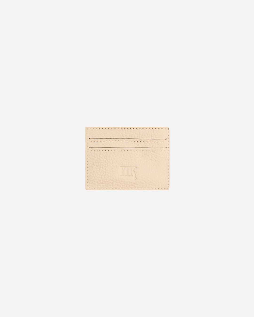 Offwhite Keychain & Cardholder (Set) - Real Leather
