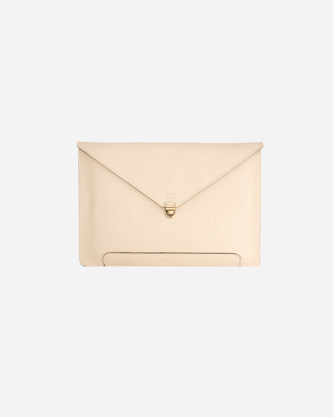 Offwhite Vintage Buckle Laptop Case - Real Leather