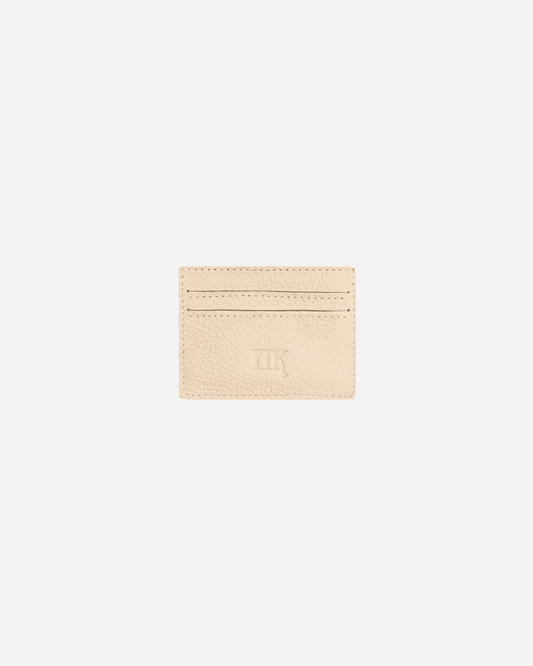 Offwhite Card holder - Real Leather