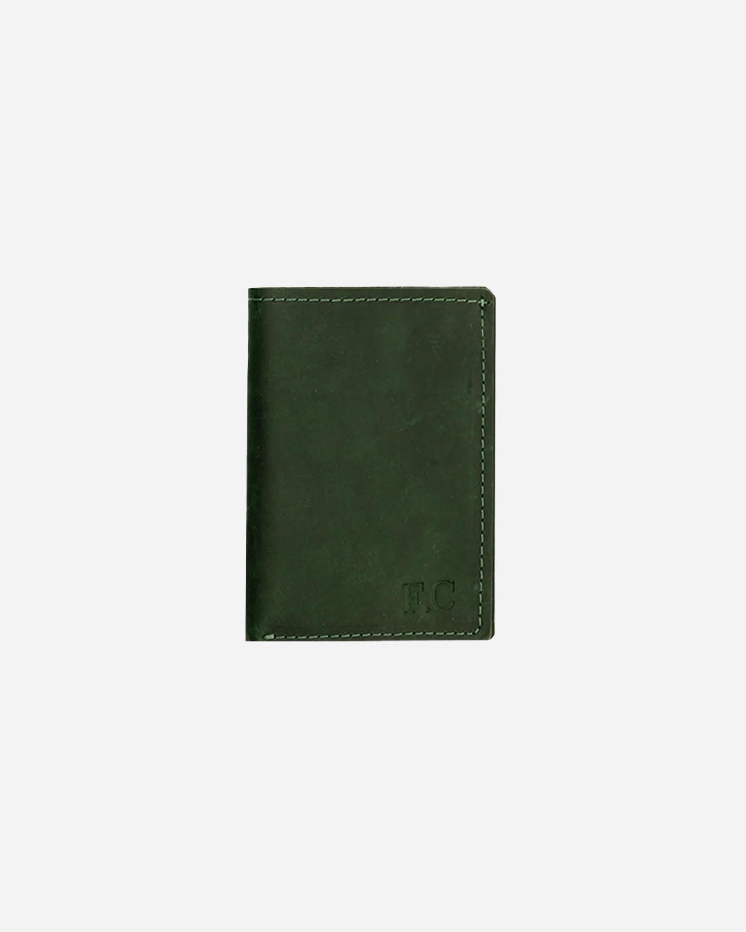 Dark Green Wallet - Real Leather