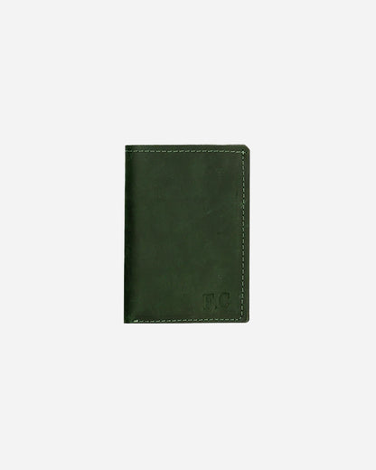 Dark Green Wallet - Real Leather