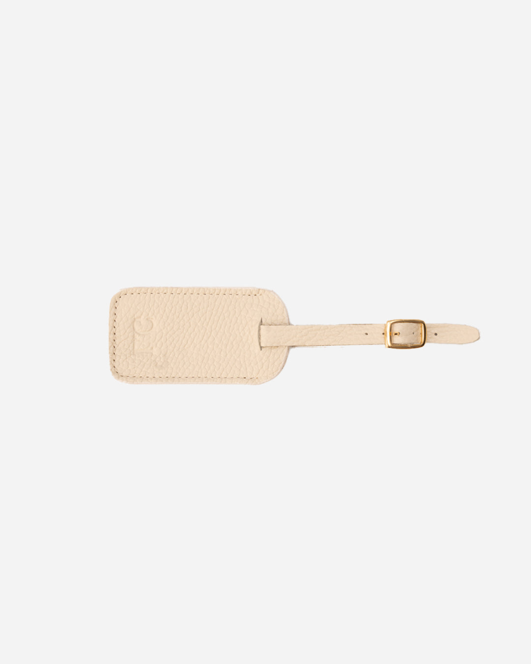 Offwhite Luggage tag & Passport cover (Set) - Real Leather