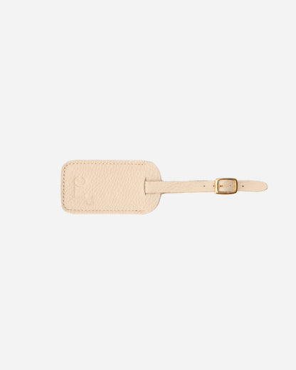 Offwhite Luggage tag & Passport cover (Set) - Real Leather