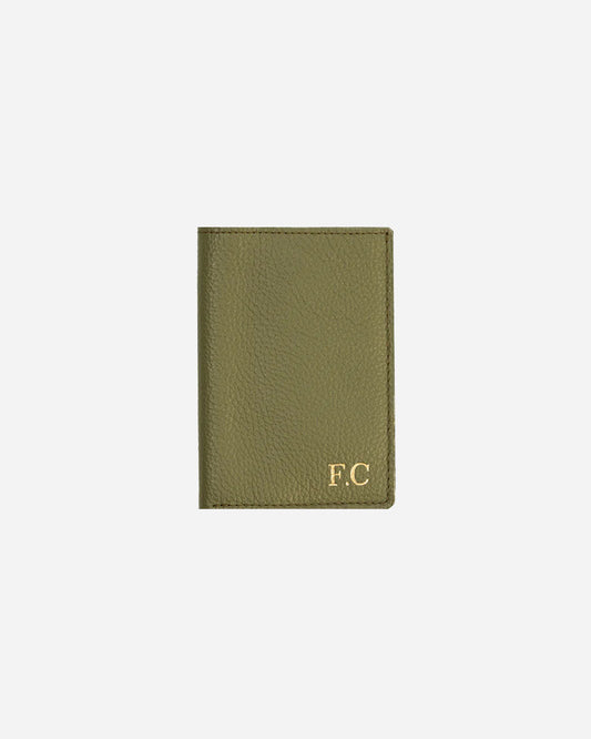 Green Wallet - Real Leather