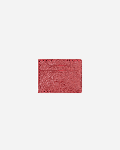 Maroon Card holder - Real Leather