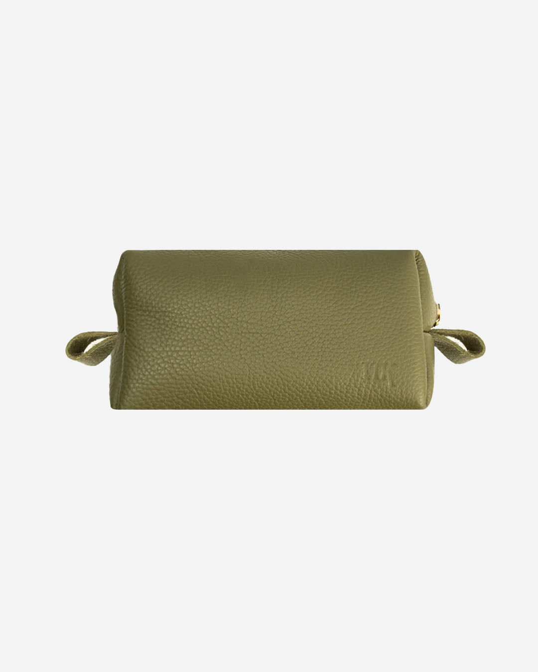 Green Toiletry Pouch - Real Leather