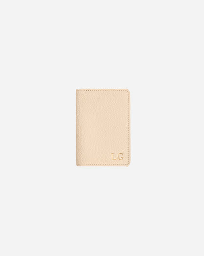 Offwhite Keychain & Cardholder & Luggage tag & Passport Cover (Set) - Real Leather