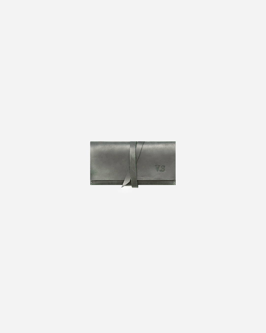 Dark Green Tobacco pouch - Real Leather