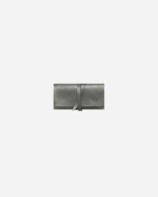 Dark Green Tobacco pouch - Real Leather