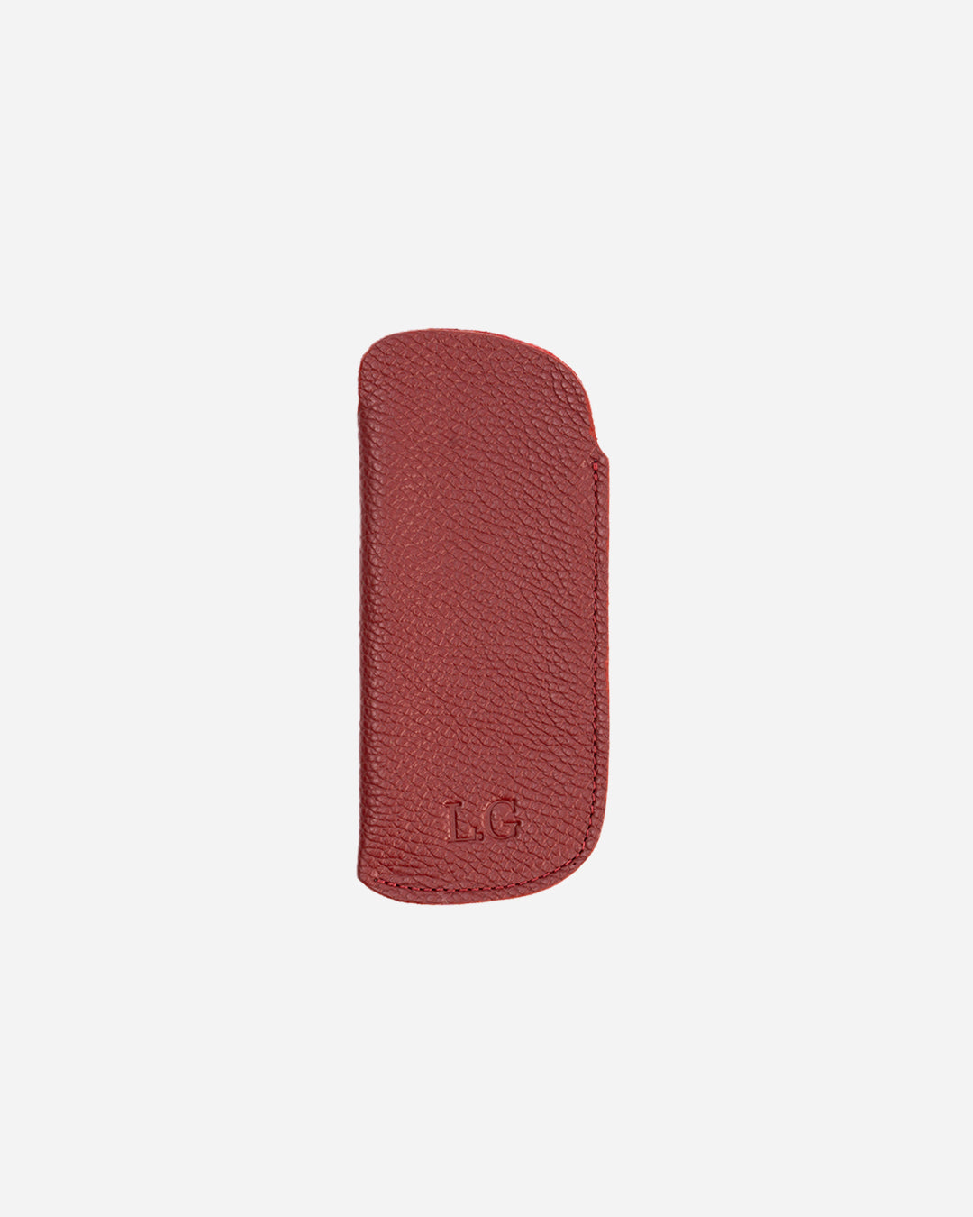 Maroon Sunglasses Sleeve - Real Leather