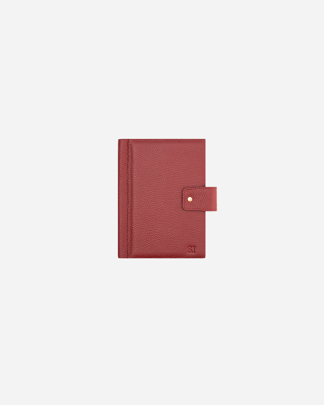 Maroon Bookmark & Pencil case & Diary Cover (Set) - Real Leather