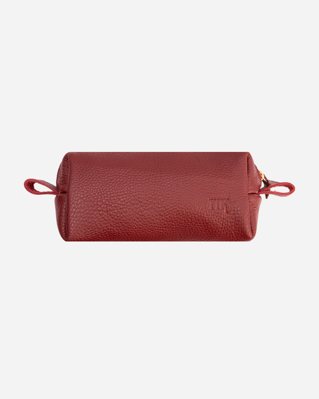 Maroon Pencil case - Real Leather