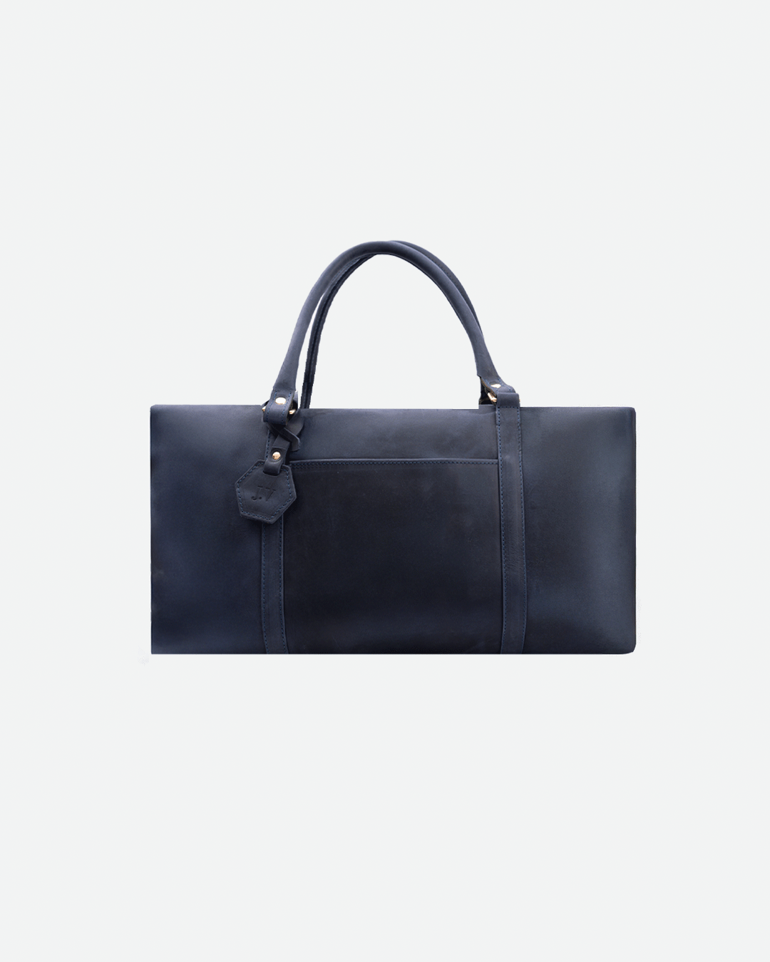 Dark Blue Dufflebag Large - Real Leather