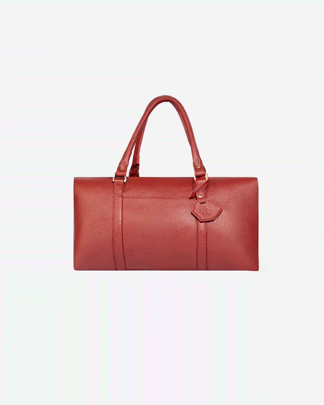 Maroon Dufflebag Large - Real Leather