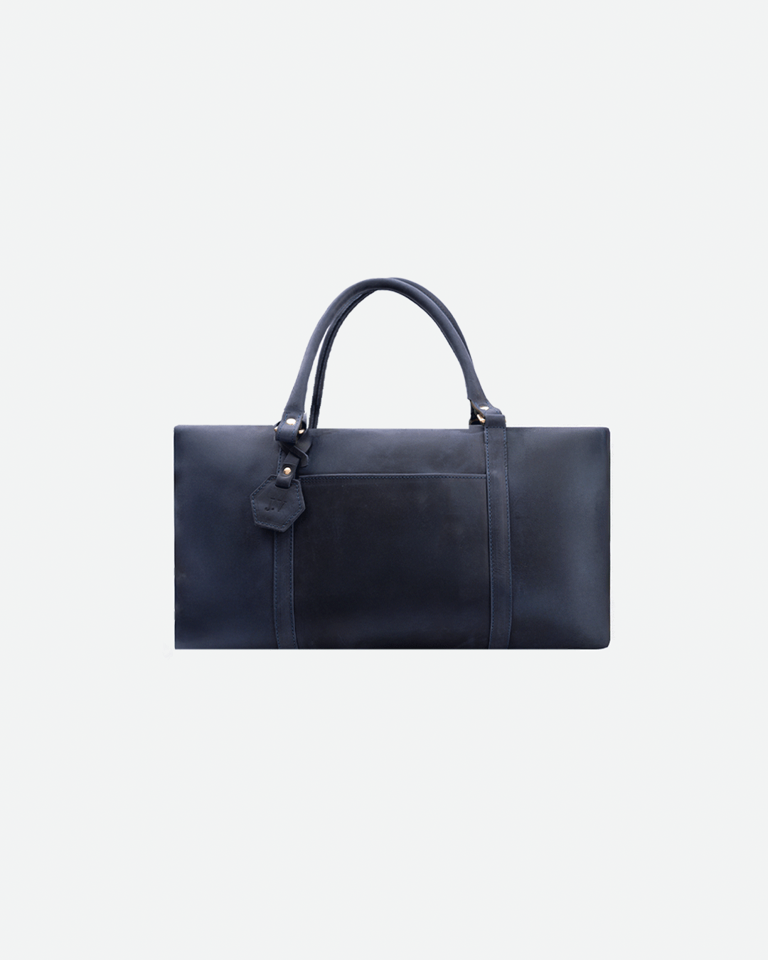 Dark Blue Dufflebag Small - Real Leather