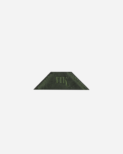 Dark Green Bookmark - Real Leather