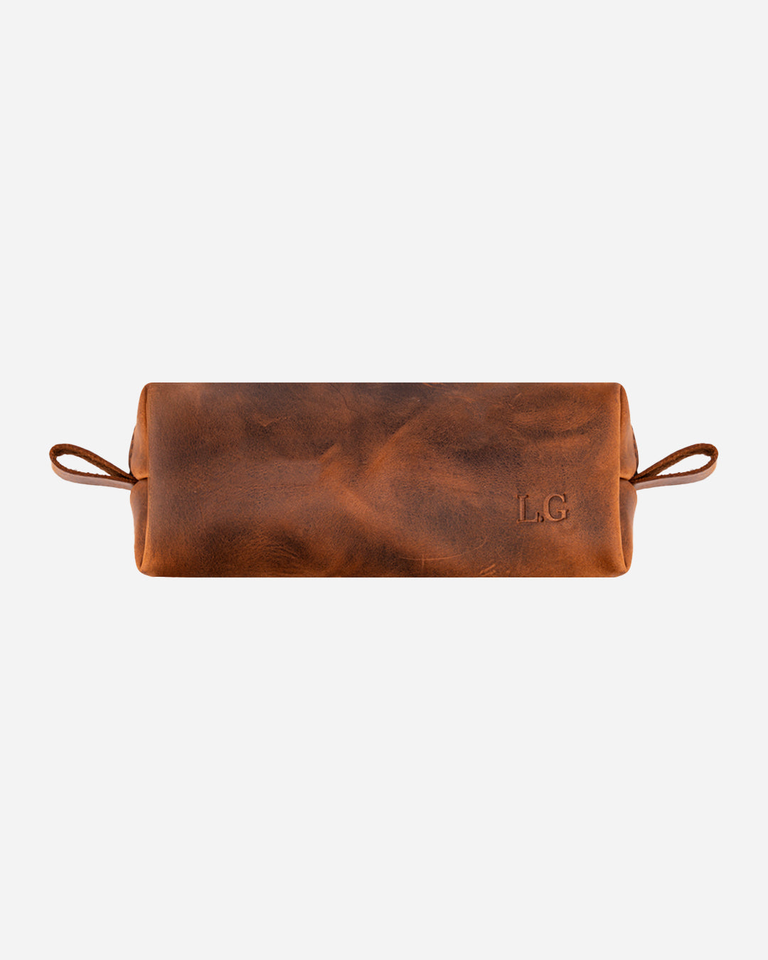 Dark Brown Pencil case - Real Leather