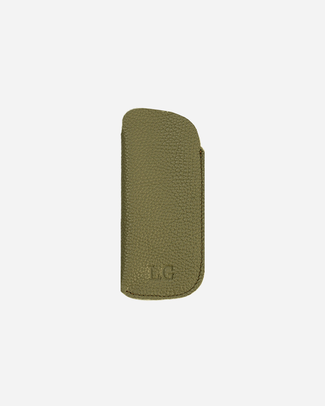 Green Sunglasses Sleeve - Real Leather