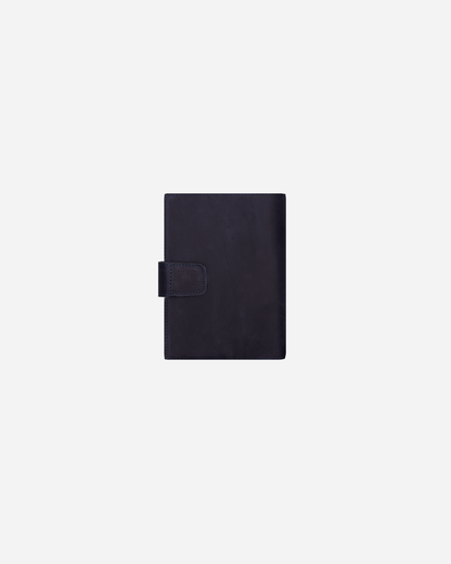 Dark Blue Bookmark & Pencil case & Diary Cover (Set) - Real Leather