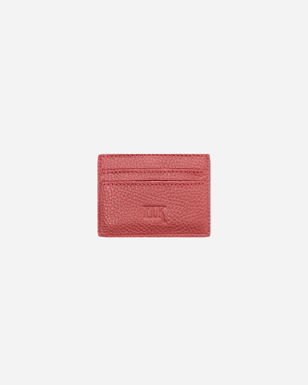 Maroon Keychain & Cardholder & Luggage tag & Passport Cover (Set) - Real Leather
