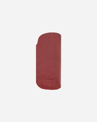 Maroon Sunglasses Sleeve - Real Leather