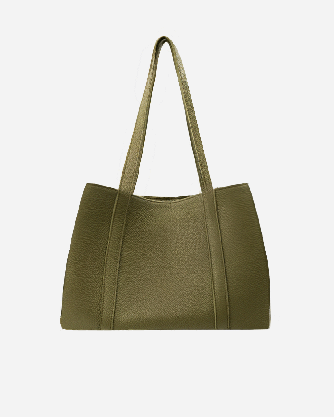 Green Totebag - Real Leather
