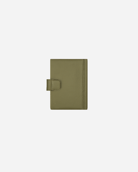 Green Diary Cover - Real Leather