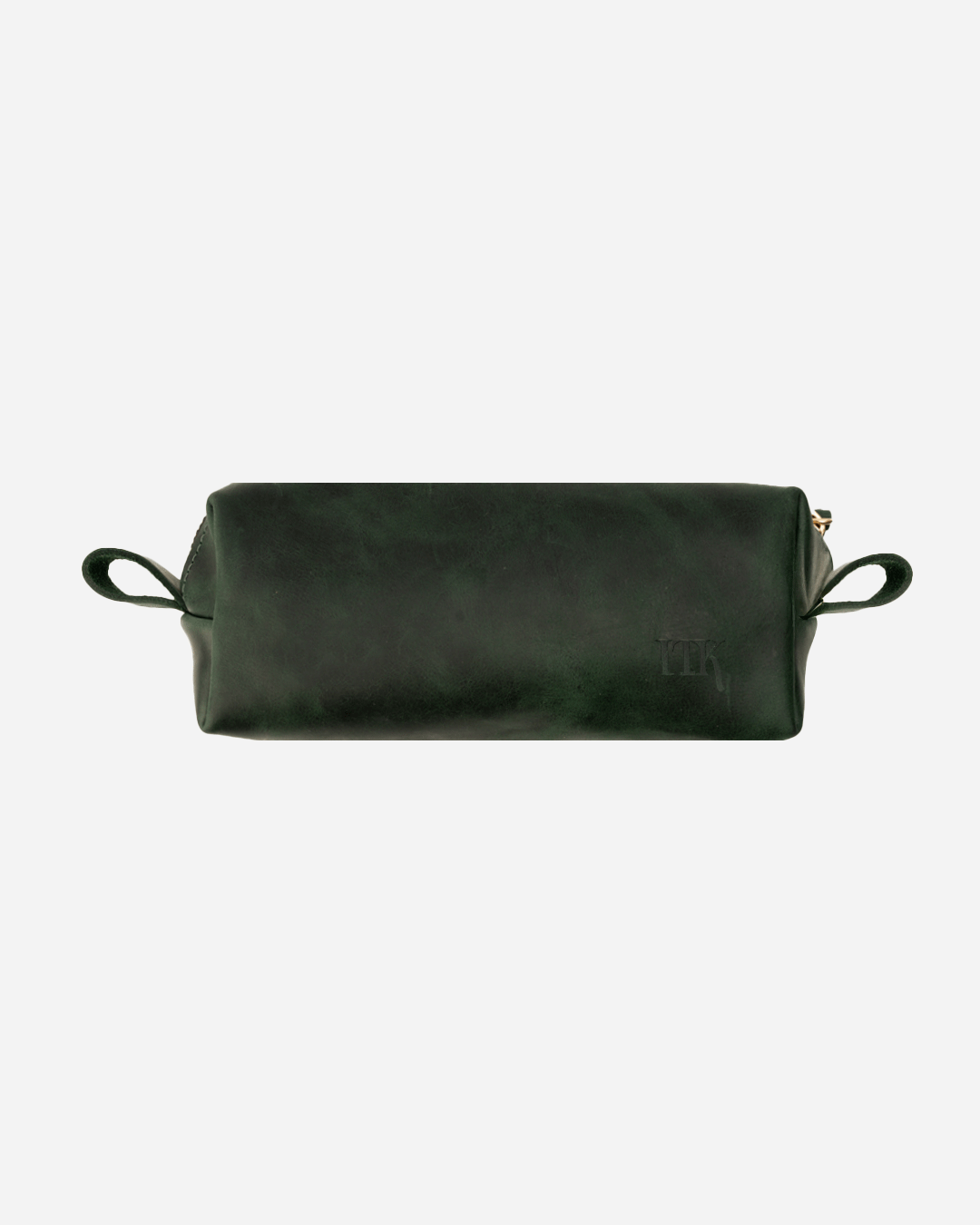 Dark Green Bookmark & Pencil case & Diary Cover (Set) - Real Leather