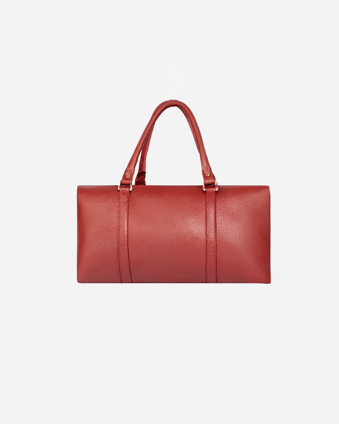 Maroon Dufflebag Large - Real Leather