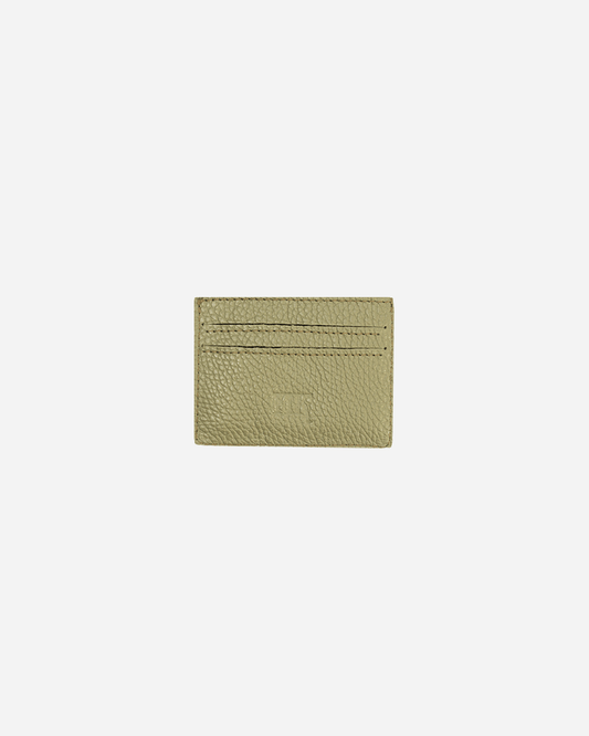 Green Card holder - Real Leather