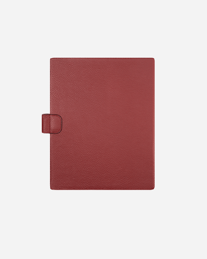 Maroon A4 Folder - Real Leather